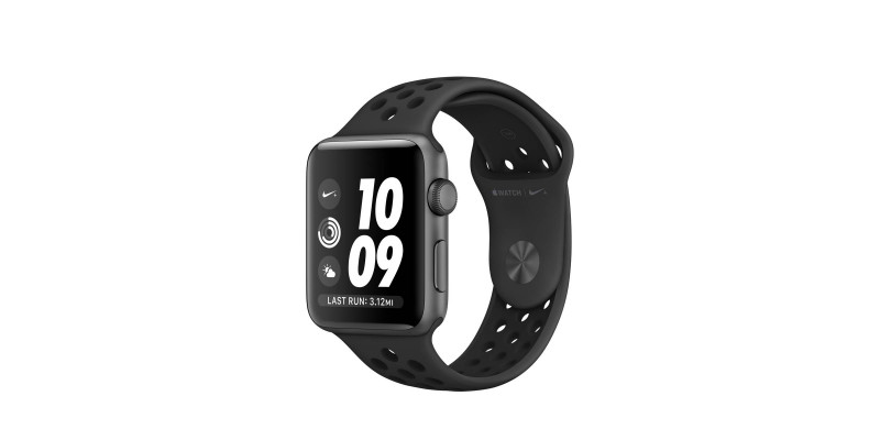 Apple Watch Nike+ mit 42mm Aluminiumgehäuse in Space Grau für 369 Euro