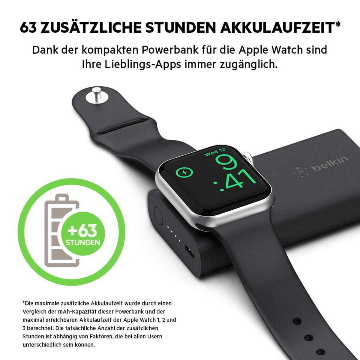 Apple Watch - 5 Powerbanks inkl. magnetischen Ladedock im Vergleich