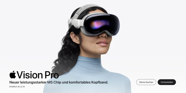 Apple aktualisiert die Vision Pro mit dem M5 Chip