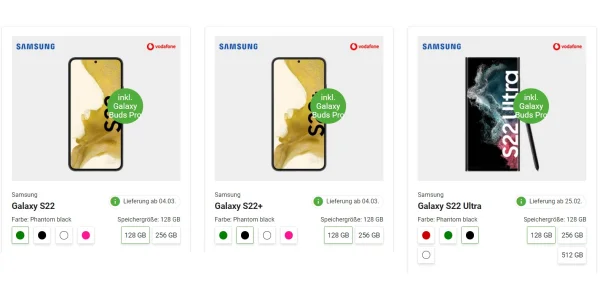 Samsung Galaxy S22: Spannende Angebote im Überblick