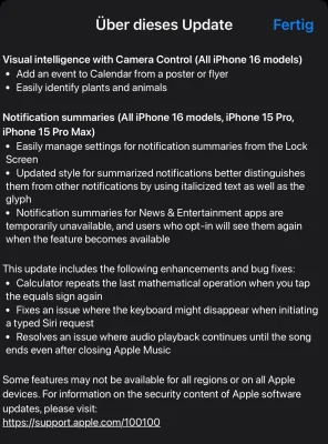 iOS 18.3 & iPadOS 18.3: Apple veröffentlicht die Release Candidates & Release Notes