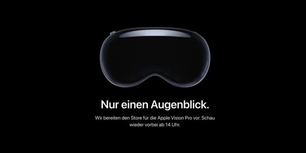 Verkauf der Vision Pro beginnt, Apples Online Store ist ab 14 Uhr wieder erreichbar