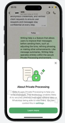 WhatsApp: Die Beta-Tests der KI-gestützten Schreibhilfe haben begonnen