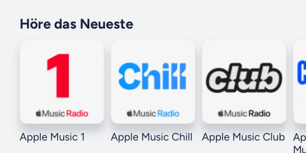 Apple Music Radio: Alle sechs Radiosender gibt es jetzt kostenlos bei TuneIn