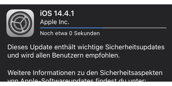 Sicherheitsupdates: Apple veröffentlicht iOS 14.4.1, iPadOS 14.4.1, watchOS 7.3.2 & macOS 11.2.3 Big Sur
