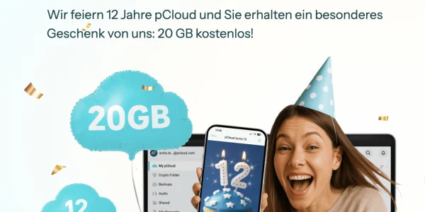 pCloud verschenkt 20 GB Lifetime Cloud-Speicher