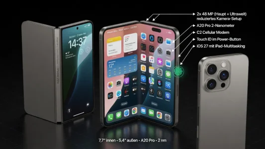 iPhone Ultra: Apples erstes faltbares iPhone im Detail