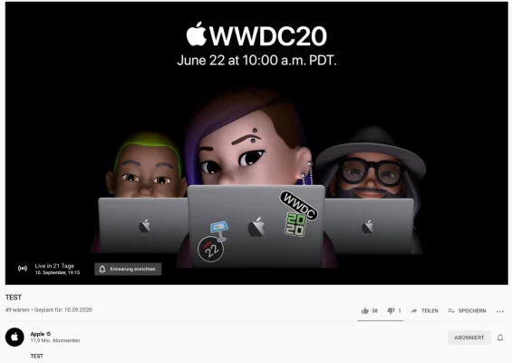 Apple leakt sich selbst: iPhone-Keynote am 10. September?