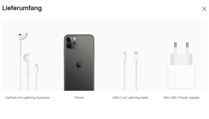iPhone 11 & 18W USB‑C Netzteil: Nur die Pro-Modelle haben Schnellladegerät im Lieferumfang