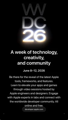 iOS 27, iPadOS 27, macOS 27 & Co: Apple kündigt die WWDC26 an