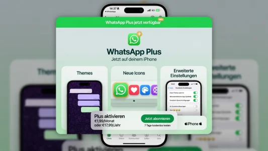 WhatsApp Plus: Die neue Abo-Option für iOS ist da