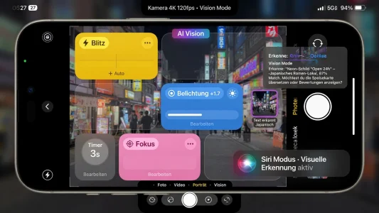iOS 27: Apple überarbeitet Kamera-App mit anpassbaren Widgets