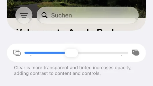 iOS 27: Liquid Glass bekommt Transparenz-Schieberegler und schärfere Icons