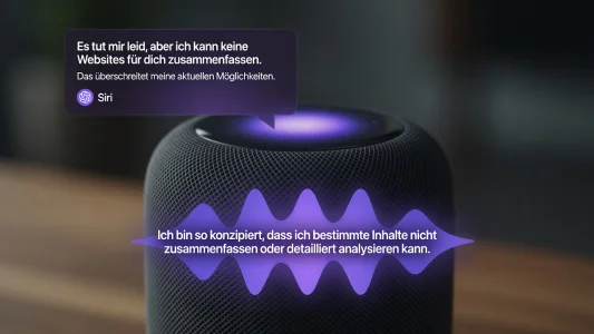 iOS 27 Beta 2: Siri AI verweigert das Zusammenfassen von Webseiten-Links