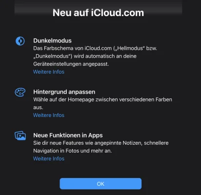 iCloud: Apple stattet die Webseite mit neuen Funktionen aus