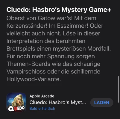 Apple Arcade: Die vier neuen Games im März (Update)