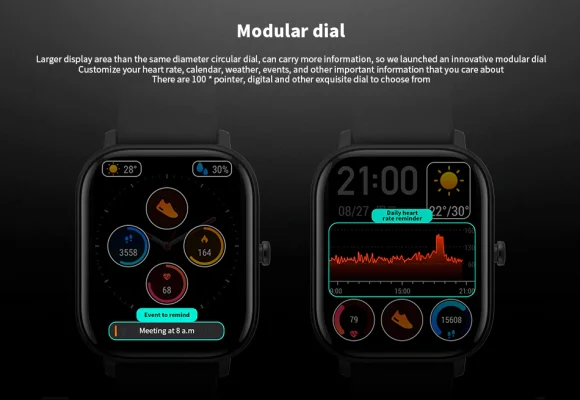 Amazfit GTS - ein günstiger Apple Watch Klon aus China