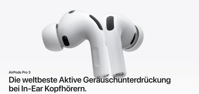 AirPods Pro 3: Apple veröffentlicht neue Firmware 8B34