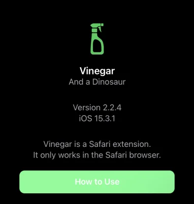 Safari-Erweiterung "Vinegar" spielt YouTube-Videos ohne Werbung Bild-in-Bild & im Hintergrund ab