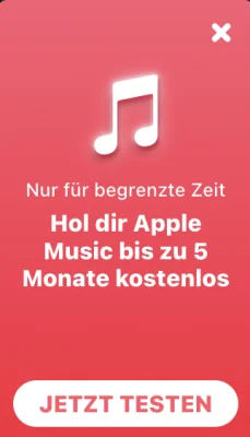Via Shazam: Apple Music aktuell bis zu fünf Monate gratis sichern
