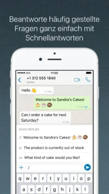 WhatsApp Inc. veröffentlicht mit WhatsApp Business kostenlosen Business-Chat für iOS
