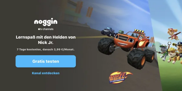 Apple TV Channels: Kindersender noggin ab sofort in der TV App verfügbar