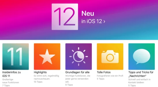 Bildschirmzeit & Mitteilungen: Apple verschickt Push-Nachrichten zu Tipps für iOS 12