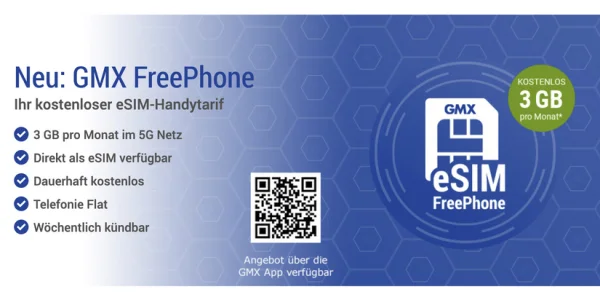 GMX FreePhone: Neukunden müssen alle drei Tage die Mail-App nutzen