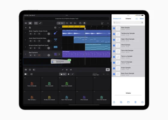 Logic Pro 1.1: Apple veröffentlicht das erste Funktionsupdate für das iPad