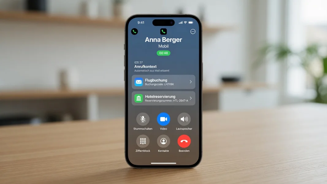 iOS 27 bringt intelligente Anrufinformationen und Dual-Capture für FaceTime
