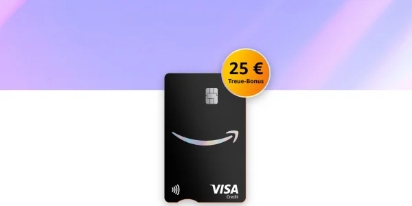 Amazon Visa Kreditkarte wieder erhältlich und nun auch bestellbar mit 25€ Treuebonus (Update)
