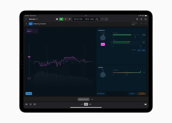 Logic Pro 1.1: Apple veröffentlicht das erste Funktionsupdate für das iPad