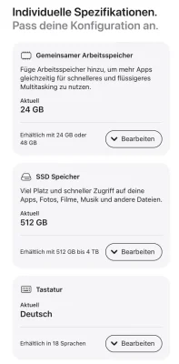 Mac online kaufen: Apple optimiert den Bestellvorgang