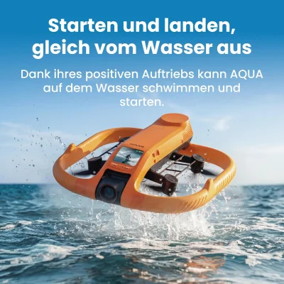 HOVERAir AQUA: Die erste wasserdichte Follow-Me-Drohne für Wassersport