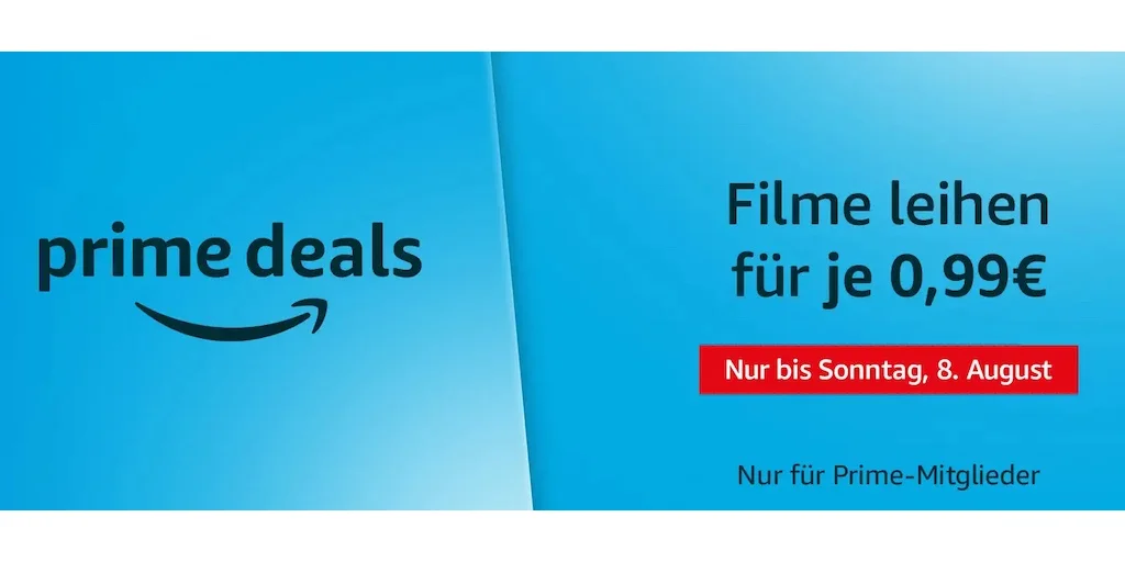 Prime Video: 52 Filme für 0,99 € leihen