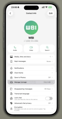 WhatsApp erhält bald eine einfachere Speicherverwaltung