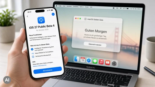 Apple liefert iOS 27 Public Beta 4 aus