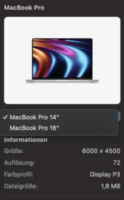 Pixelmator Pro 3.3.1 kommt mit Bildvorlagen verschiedener Apple-Geräte