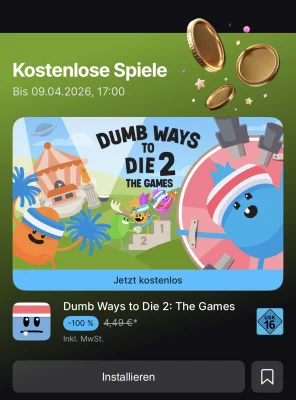 Gratis iPhone-Game der Woche: Epic verschenkt „Dumb Ways to Die 2“