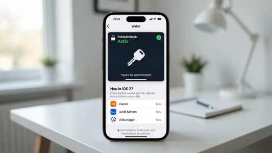 iOS 27: Apple Wallet Car Key wächst um Xiaomi, Lucid und Volkswagen