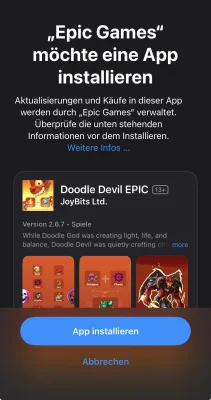 Epic verschenkt „Doodle Devil: Dark Side“ für iOS und „Nightingale“ für Windows in seinem Games Store