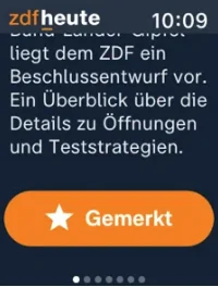 ZDFheute: Neues Update bringt Pushmeldungen auf die Apple Watch