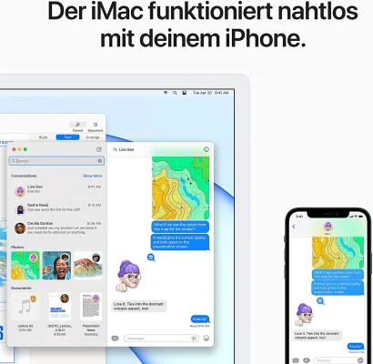 iMac (2021) mit M1 & 24 Zoll Display derzeit 11% günstiger bei Amazon für 1.286,46 Euro