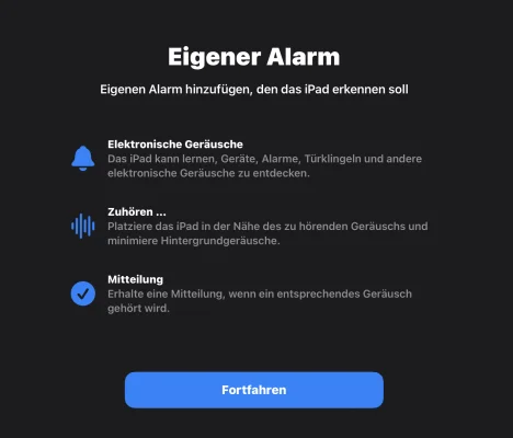Geräuscherkennung auf dem iPhone und iPad: So fügt man eigene Alarme, Geräte & Klingeln hinzu