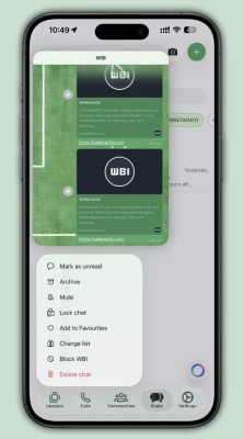Neueste Version von WhatsApp bringt Grundgerüst für „Liquid Glass“-Oberfläche mit