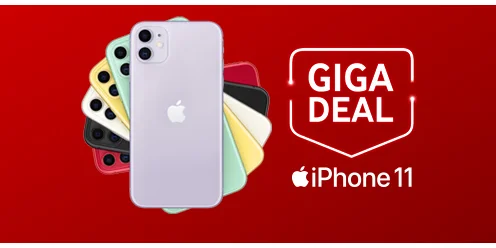 GigaDeal bei Vodafone: iPhone 11 für einen Euro