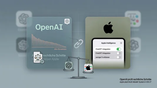 OpenAI prüft Klage gegen Apple wegen ChatGPT-Deal