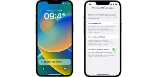 iPhone 15: Ladevorgang bei 80 Prozent stoppen und detailliertere Informationen über Akkuzustand