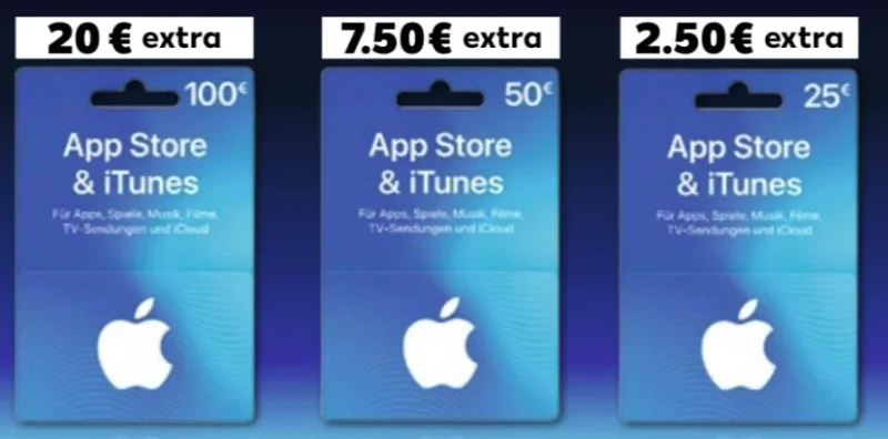 Bonusguthaben für iTunes-Karten: Bis zu 20 Prozent extra bei Kaufland