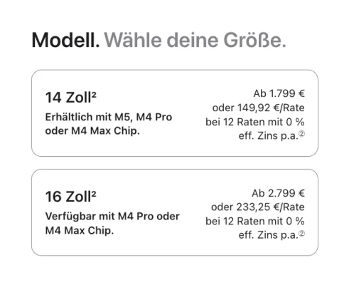 Mac online kaufen: Apple optimiert den Bestellvorgang